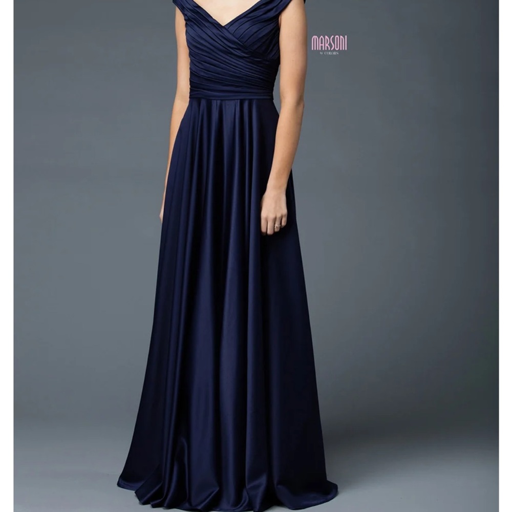 Marsoni by Colors M198 Navy Evening Gown – NWT | Size 8